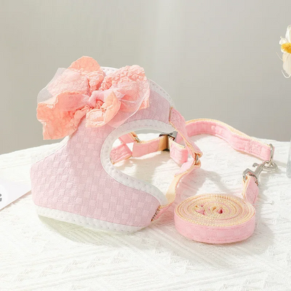 RoyalPaw Princess Harness Set – Walk Your Pup in Glamour and Grace